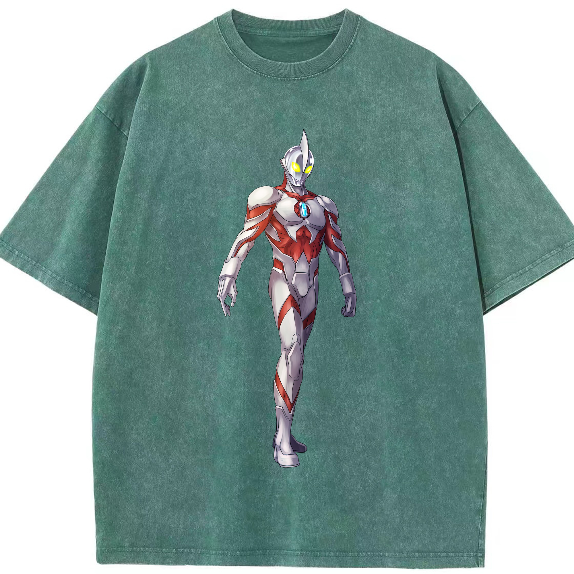 （画像用） ウルトラマン Ultraman 綿100% ヴィンテージ風 半袖Tシャツ（フロントプリント）